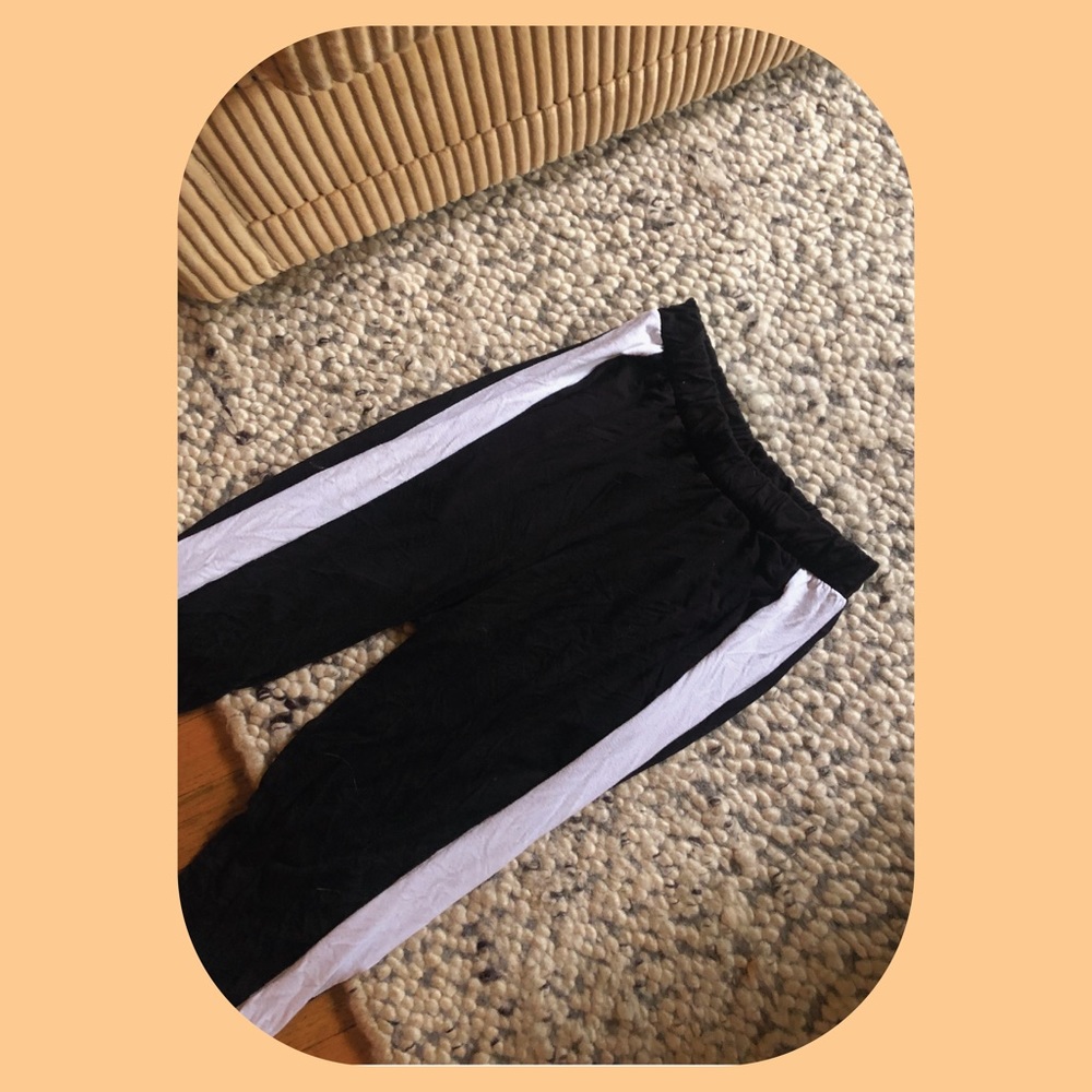 Side stripe track pant